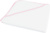 Detská osuška - Kariban, farba - white/pink , veľkosť - Onesize