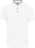 Pánske polo tričko so stojačikom - Kariban, farba - white/navy, veľkosť - XXL
