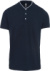 Pánske polo tričko so stojačikom - Kariban, farba - navy/white, veľkosť - M