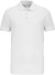 Pánske elastické polo tričko s piké textúrou - Kariban, farba - white, veľkosť - XL
