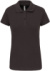 Dámska elastická polokošeľa pique - Kariban, farba - dark grey, veľkosť - XS