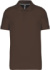 Pánske polotričko pique - Kariban, farba - chocolate, veľkosť - 4XL