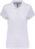 Dámske piké polo tričko - Kariban, farba - white, veľkosť - 3XL