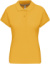 Dámske piké polo tričko - Kariban, farba - yellow, veľkosť - M