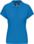 Dámske piké polo tričko - Kariban, farba - tropical blue, veľkosť - 3XL