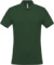 Pánske polotričko s piké textúrou - Kariban, farba - forest green, veľkosť - L