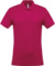 Pánske polotričko s piké textúrou - Kariban, farba - fuchsia, veľkosť - M