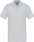 Pánske polotričko s piké textúrou - Kariban, farba - ash heather, veľkosť - 3XL