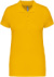 Dámske polo tričko piqué - Kariban, farba - yellow, veľkosť - M