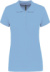 Dámske polo tričko piqué - Kariban, farba - sky blue, veľkosť - XL