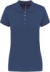 Dámske polo tričko piqué - Kariban, farba - deep blue, veľkosť - XS