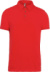 Pánske džersejové polo tričko - Kariban, farba - red, veľkosť - XL