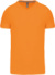 Pánske tričko s V-výstrihom - Kariban, farba - orange, veľkosť - XXL
