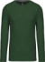 Pánske tričko s dlhým rukávom - Kariban, farba - forest green, veľkosť - M