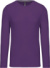Pánske tričko s dlhým rukávom - Kariban, farba - purple, veľkosť - XXL