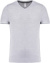 Pánske pique tričko s V-výstrihom - Kariban, farba - oxford grey/navy/white, veľkosť - 3XL