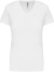 Dámske tričko s výstrihom do V - Kariban, farba - white, veľkosť - 3XL