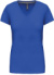 Dámske tričko s výstrihom do V - Kariban, farba - light royal blue, veľkosť - L