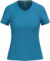 Dámske tričko s výstrihom do V - Kariban, farba - tropical blue, veľkosť - 3XL