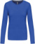 Dámske tričko s dlhým rukávom - Kariban, farba - light royal blue, veľkosť - 3XL
