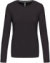 Dámske tričko s dlhým rukávom - Kariban, farba - dark grey, veľkosť - XL