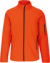Pánska 3-vrstvová softshellová bunda - Kariban, farba - fluorescent orange, veľkosť - XL
