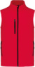 Pánska 3-vrstvová softshellová vesta - Kariban, farba - red, veľkosť - M