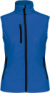 Dámska 3-vrstvová softshellová vesta - Kariban, farba - aqua blue, veľkosť - 4XL