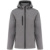 Unisex 3-vrstvová softshellová bunda s kapucňou - Kariban, farba - marl grey, veľkosť - 4XL