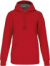 Mikina s kapucňou z hrubej bavlny - Kariban, farba - red, veľkosť - XXL