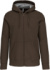 Mikina s kapucňou z hrubej bavlny - Kariban, farba - dark khaki, veľkosť - L