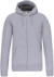 Mikina s kapucňou z hrubej bavlny - Kariban, farba - oxford grey, veľkosť - XS