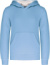 Detská kontrastná mikina s kapucňou - Kariban, farba - sky blue/white, veľkosť - 12/14