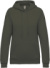 Dámska mikina s kapucňou - Kariban, farba - dark khaki, veľkosť - XXL