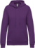 Dámska mikina s kapucňou - Kariban, farba - purple, veľkosť - XL