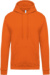 Pánska mikina s kapucňou - Kariban, farba - orange, veľkosť - S