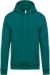 Pánska mikina s kapucňou - Kariban, farba - emerald green, veľkosť - XS
