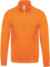 Mikina so štvrťzipom - Kariban, farba - orange, veľkosť - XS