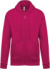 Mikina s kapucňou - Kariban, farba - fuchsia, veľkosť - XXL