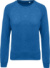 Dámska raglánová mikina z biobavlny - Kariban, farba - ocean blue heather, veľkosť - XXL