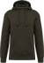 Mikina s kapucňou - Kariban, farba - dark khaki, veľkosť - L