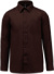 Popelínová košeľa "Jofrey" s dlhým rukávom - Kariban, farba - brown, veľkosť - 6XL