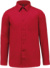 Popelínová košeľa "Jofrey" s dlhým rukávom - Kariban, farba - classic red, veľkosť - L