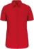Popelínová blúzka "Judith" s krátkym rukávom - Kariban, farba - classic red, veľkosť - 3XL