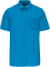 Popelínová košeľa "Ace" s krátkym rukávom - Kariban, farba - bright turquoise, veľkosť - 3XL