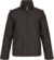 Bunda 2 v 1 s odnímateľnými rukávmi - Kariban, farba - dark grey/orange/dark grey, veľkosť - 3XL