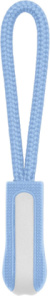 4 ks prívesok na zips - Kariban, farba - sky blue/white, veľkosť - Onesize