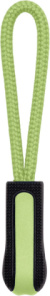 4 ks prívesok na zips - Kariban, farba - black/lime, veľkosť - Onesize