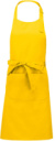 Zástera s náprsenkou - Kariban, farba - yellow, veľkosť - Onesize