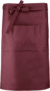Stredne dlhá barová zástera - Kariban, farba - wine, veľkosť - Onesize